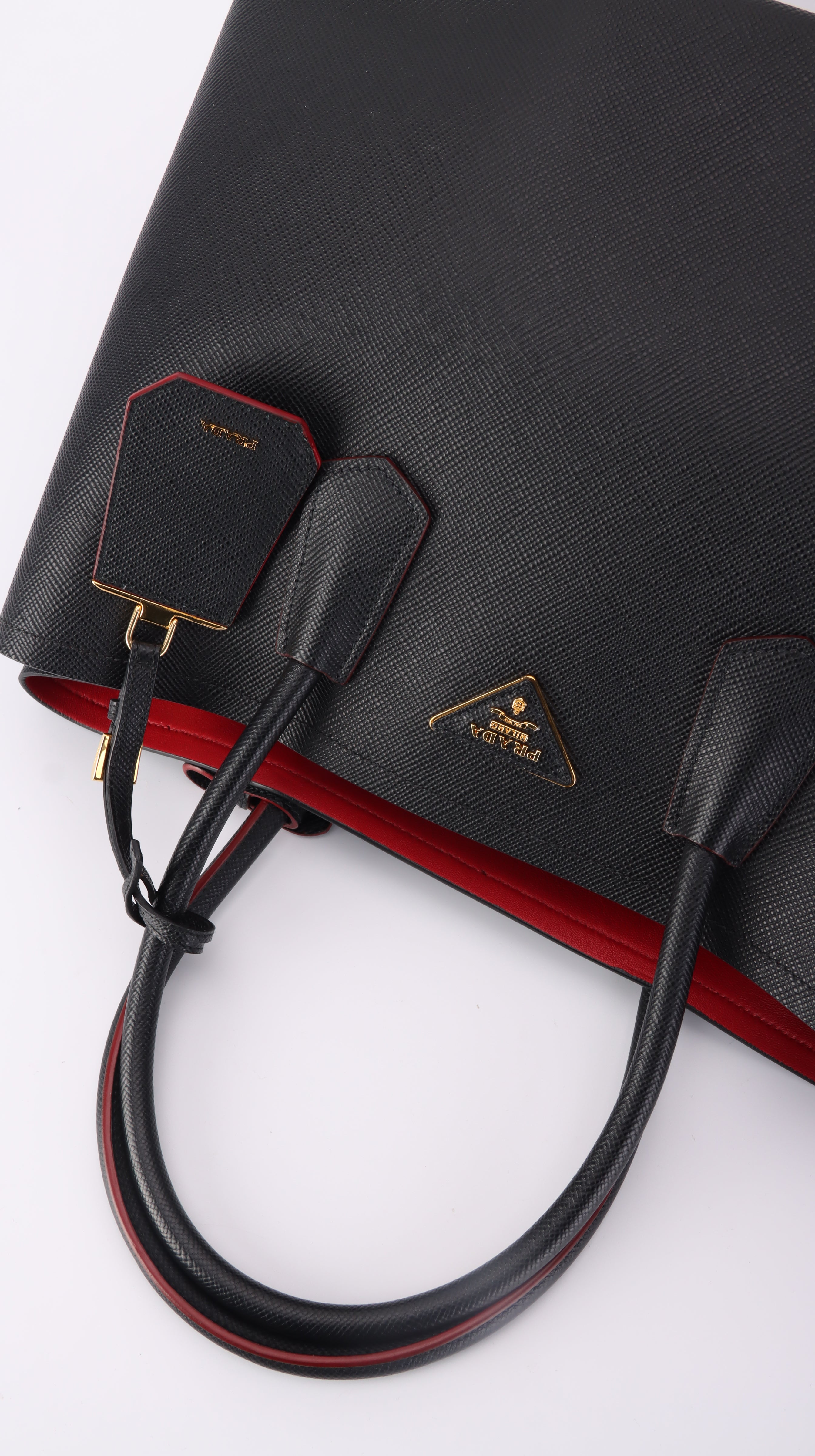 Prada Double Bag - Black