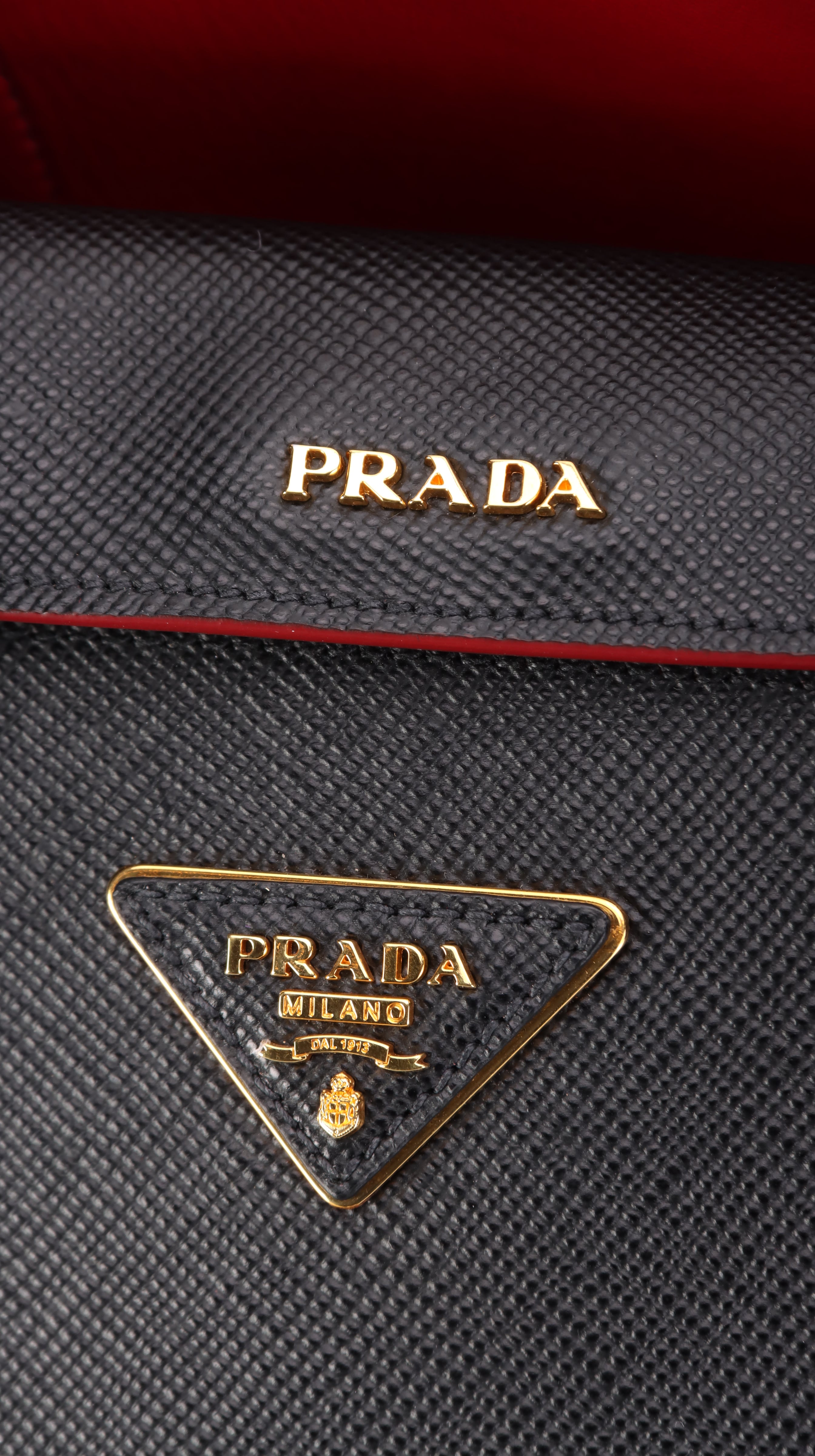 Prada Double Bag - Black