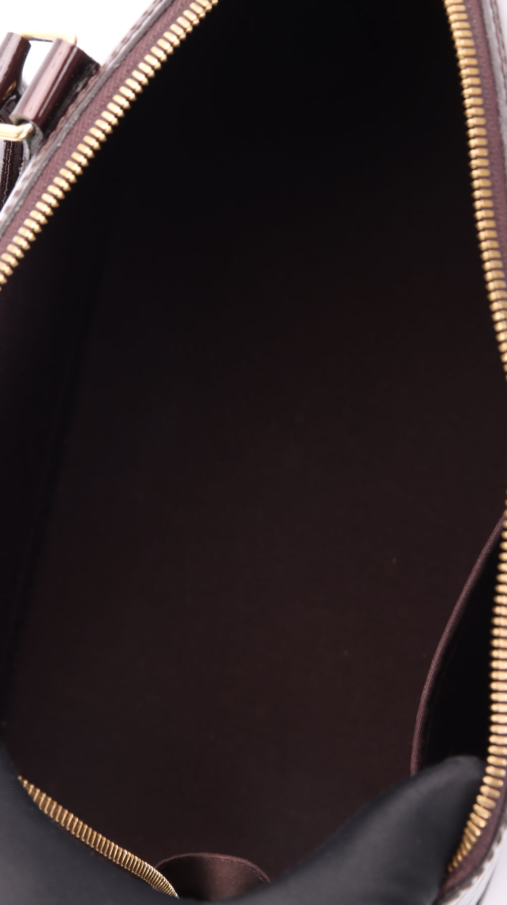 Louis Vuitton Alma Handbag - Patent Burgundy