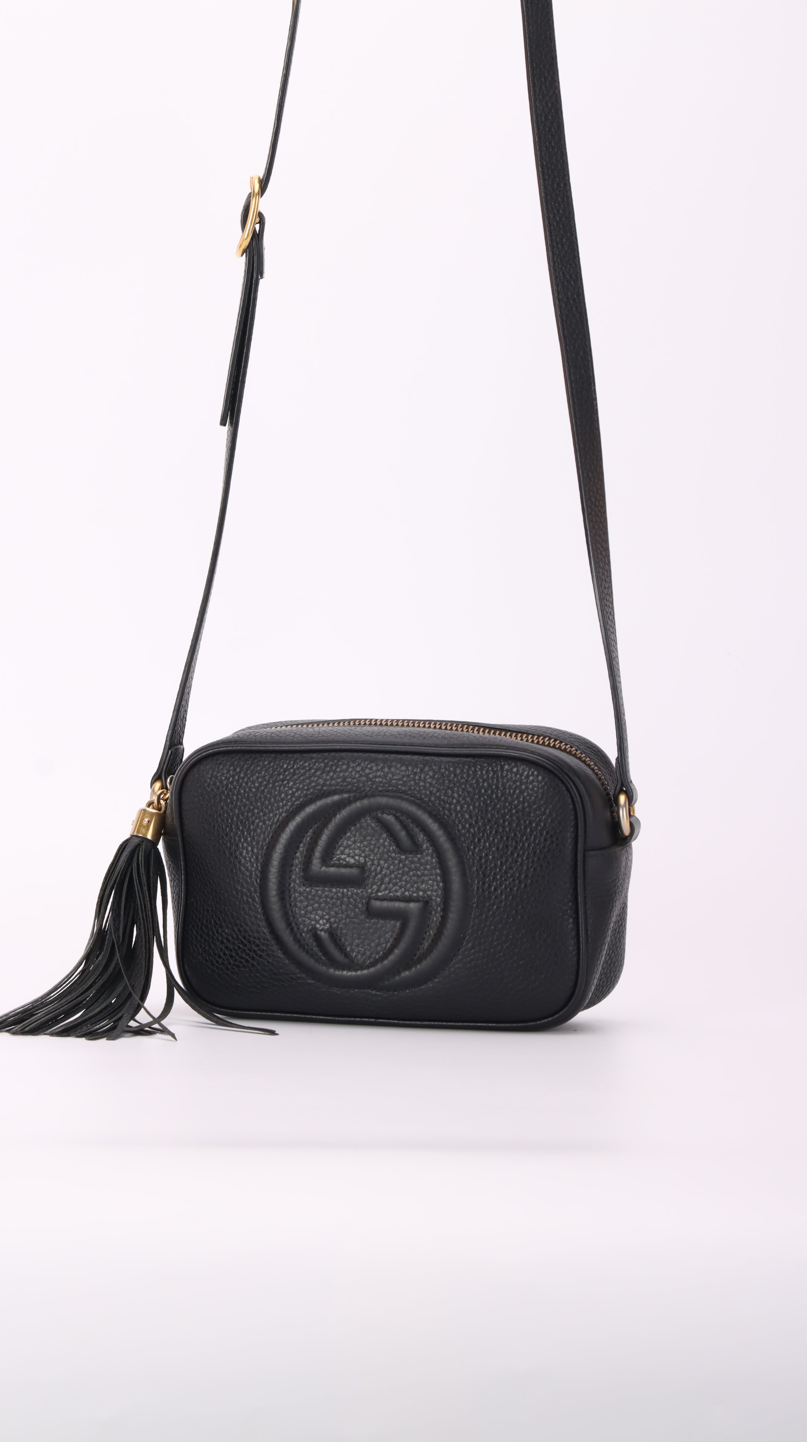 Gucci Soho Discco Shoulder Bag - Black