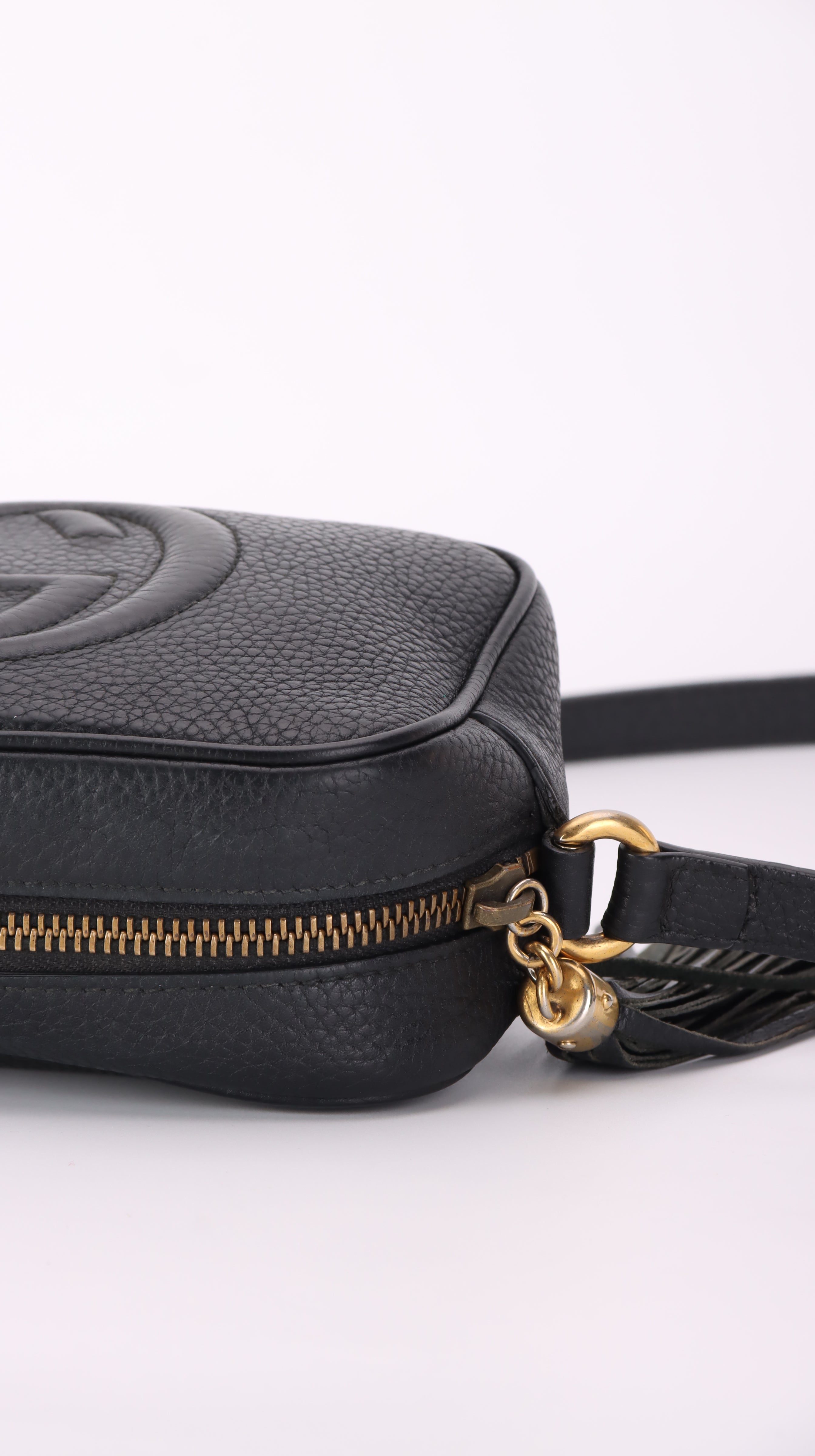 Gucci Soho Discco Shoulder Bag - Black