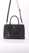 Prada Galleria Saffiano Shoulder Bag - Black