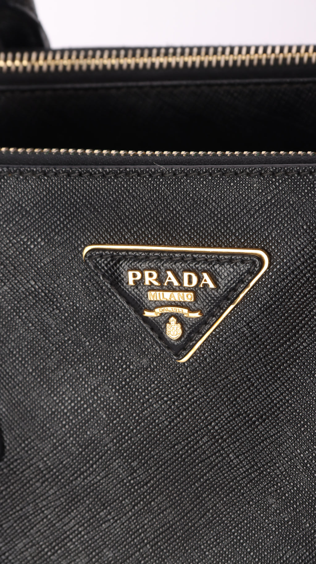 Prada Galleria Saffiano Shoulder Bag - Black