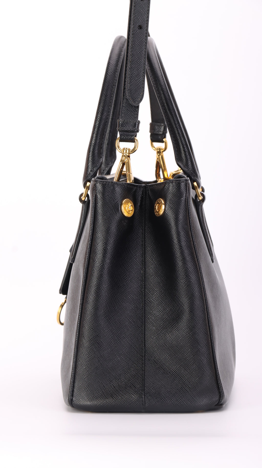 Prada Galleria Saffiano Shoulder Bag - Black