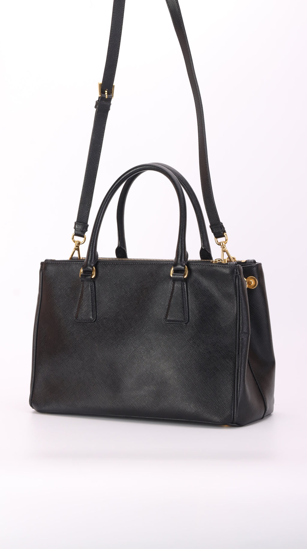 Prada Galleria Saffiano Shoulder Bag - Black
