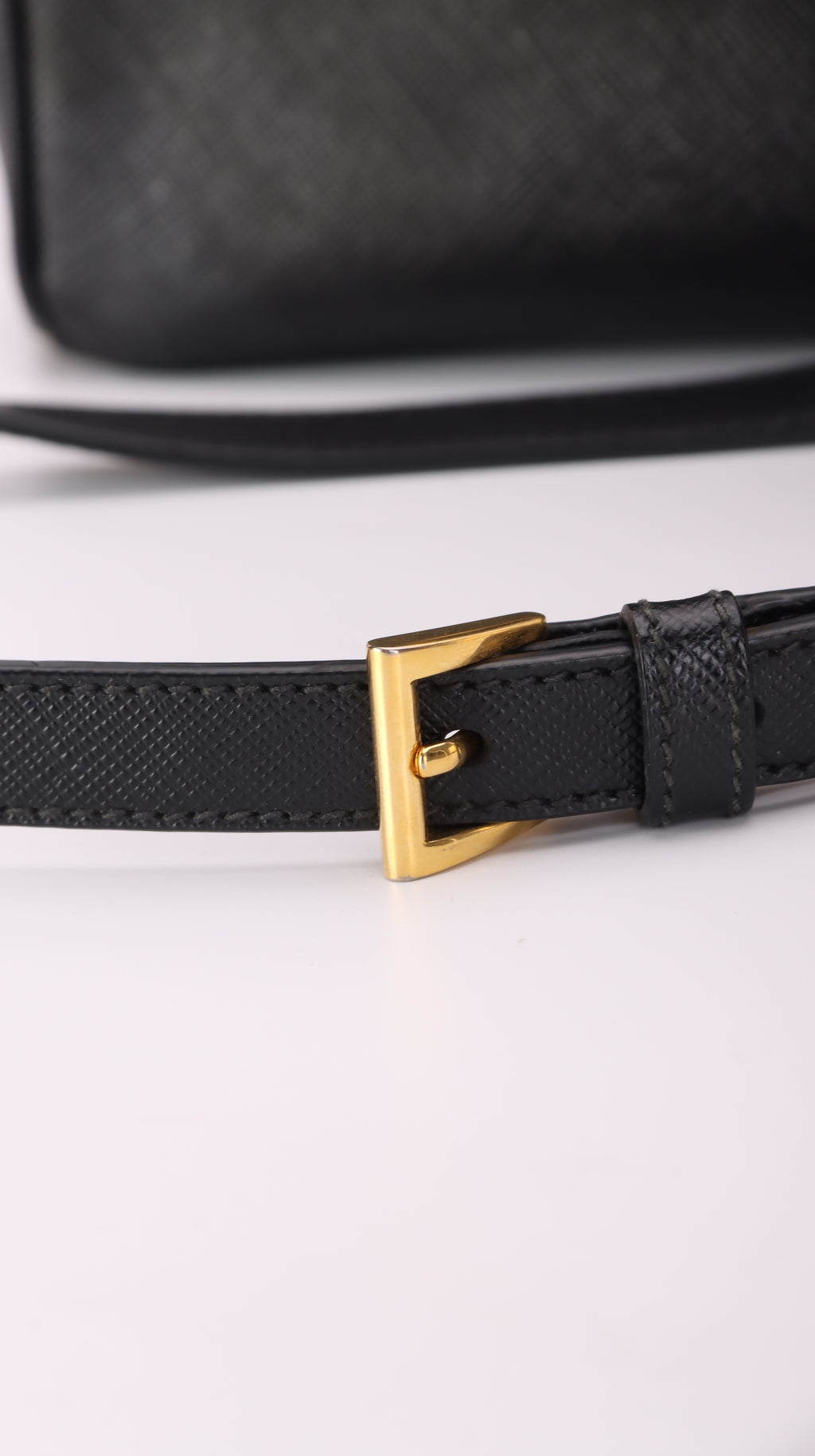 Prada Galleria Saffiano Shoulder Bag - Black